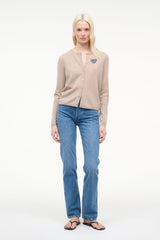 CUSTOM x C.BONZ MIDNIGHT CASHMERE CARDIGAN | STONE
