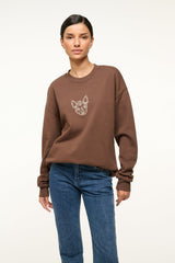 CUSTOM x C.BONZ OVERSIZED SWEATSHIRT | BROWN