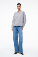 CUSTOM x C.BONZ SERRANO CASHMERE SWEATER | HEATHER GREY