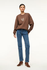CUSTOM x C.BONZ OVERSIZED SWEATSHIRT | BROWN