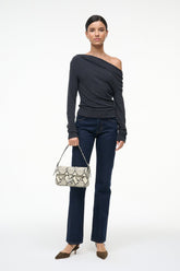 HARLOW BAG | WHITE SNAKE