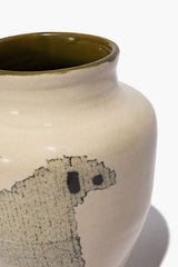 CERAMIC SHEEP VASE | ROUND