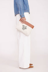 CUSTOM x C.BONZ DUCKIE ZIP POUCH | CREAM TAN
