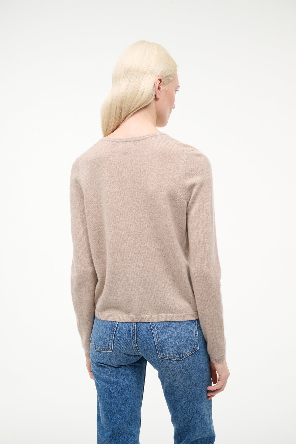CUSTOM  x C.BONZ MIDNIGHT CASHMERE CARDIGAN | STONE