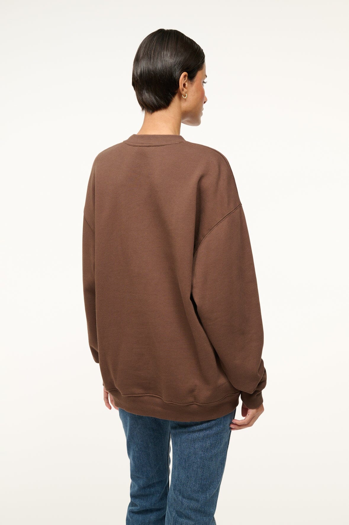 CUSTOM  x C.BONZ OVERSIZED SWEATSHIRT | BROWN