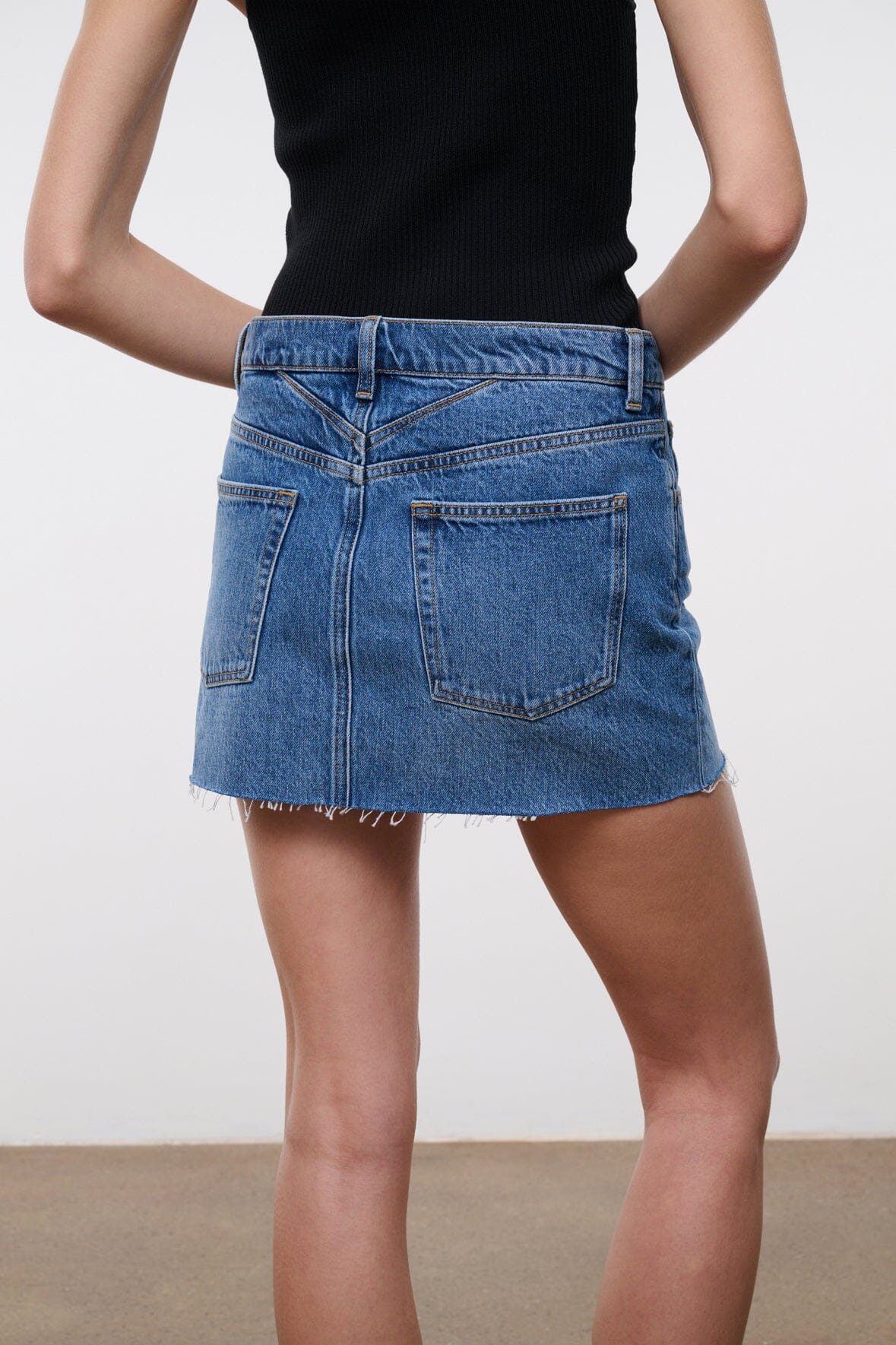 BECK MINI SKIRT | VINTAGE WASH