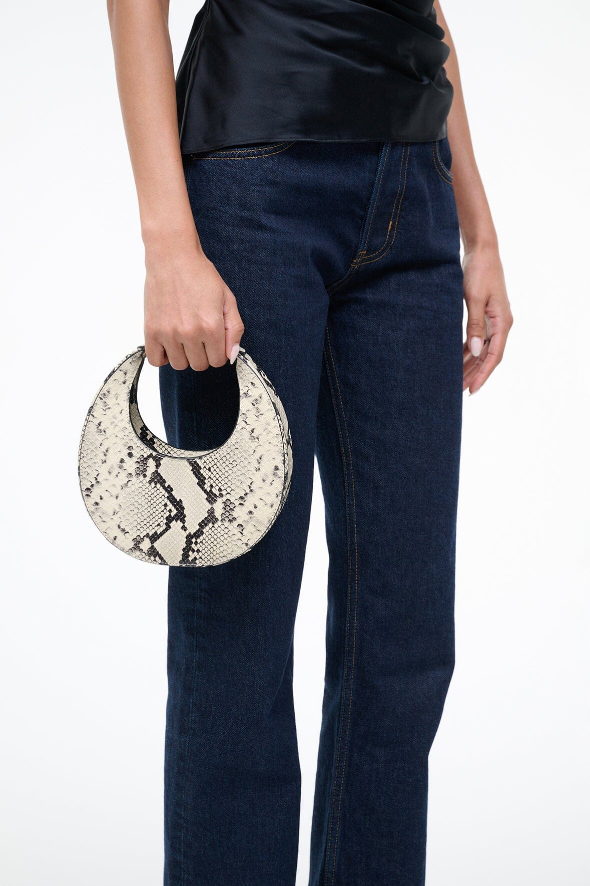 GOODNIGHT MOON BAG | WHITE SNAKE