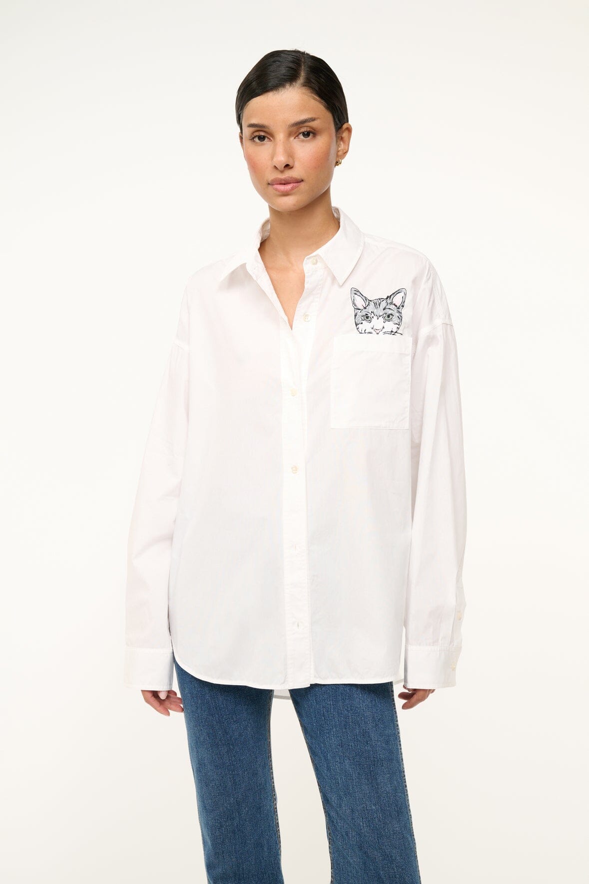 CUSTOM  x C.BONZ CLASSIC OVERSIZED SHIRT | WHITE