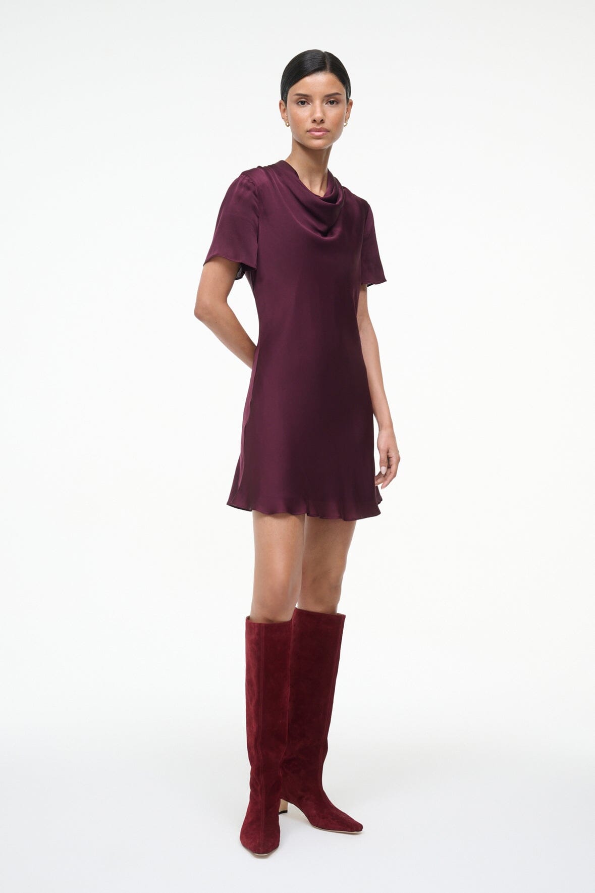 IRIS SILK DRESS | SYRAH