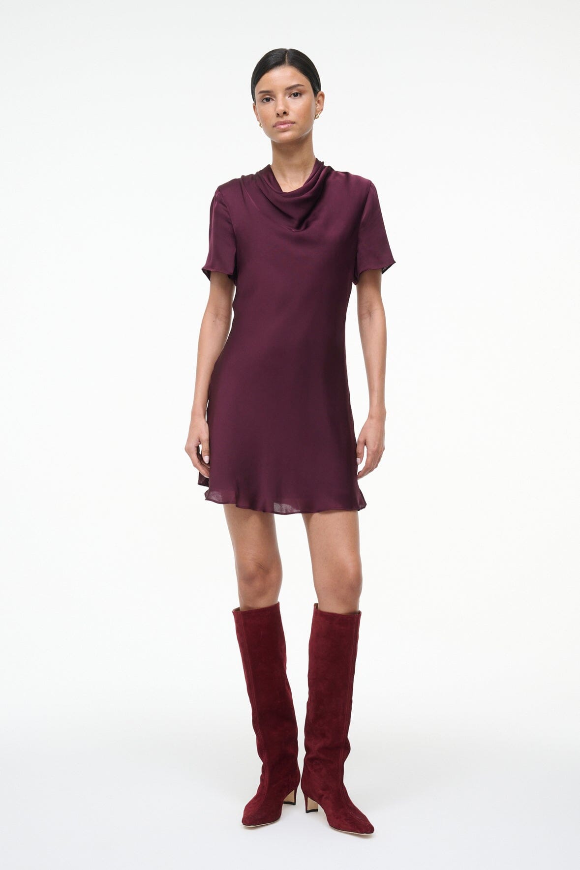 IRIS SILK DRESS | SYRAH