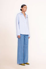 CUSTOM  x C.BONZ CLASSIC OVERSIZED SHIRT | OXFORD BLUE