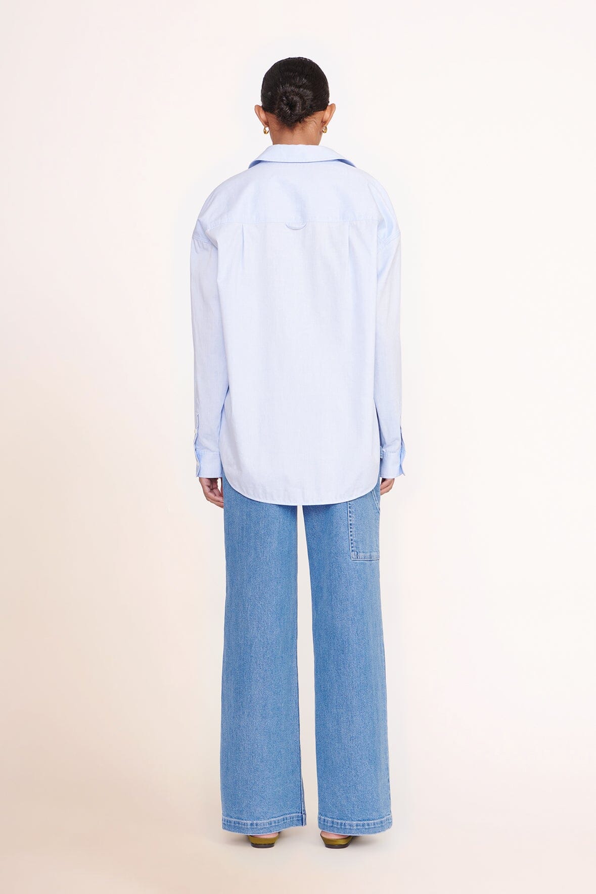 CUSTOM  x C.BONZ CLASSIC OVERSIZED SHIRT | OXFORD BLUE