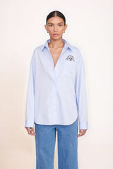 CUSTOM  x C.BONZ CLASSIC OVERSIZED SHIRT | OXFORD BLUE